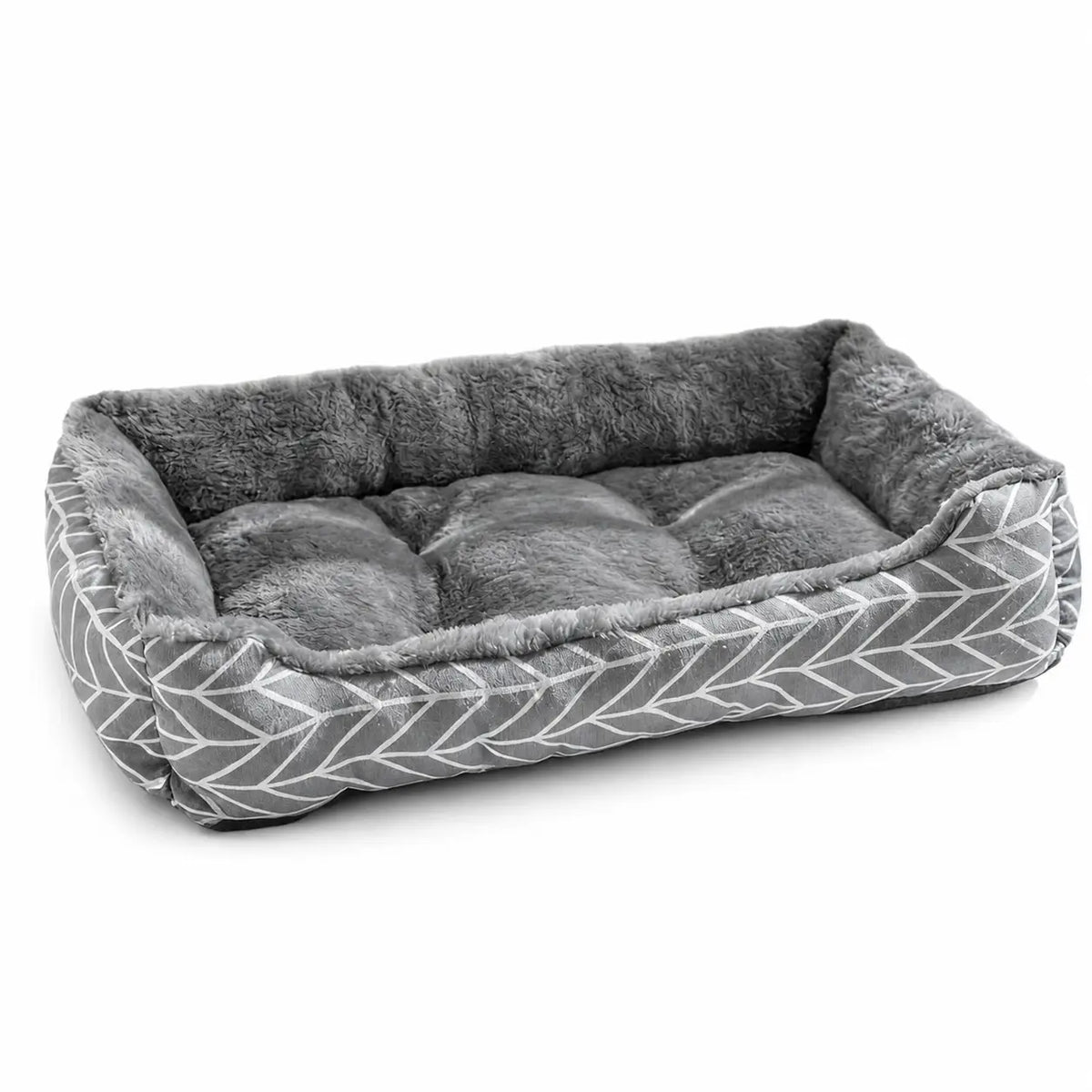 All-Season Pet Bed for Dogs and Cats – Durable Linen Fabric with Non-Slip Base, Available in Multiple Sizes